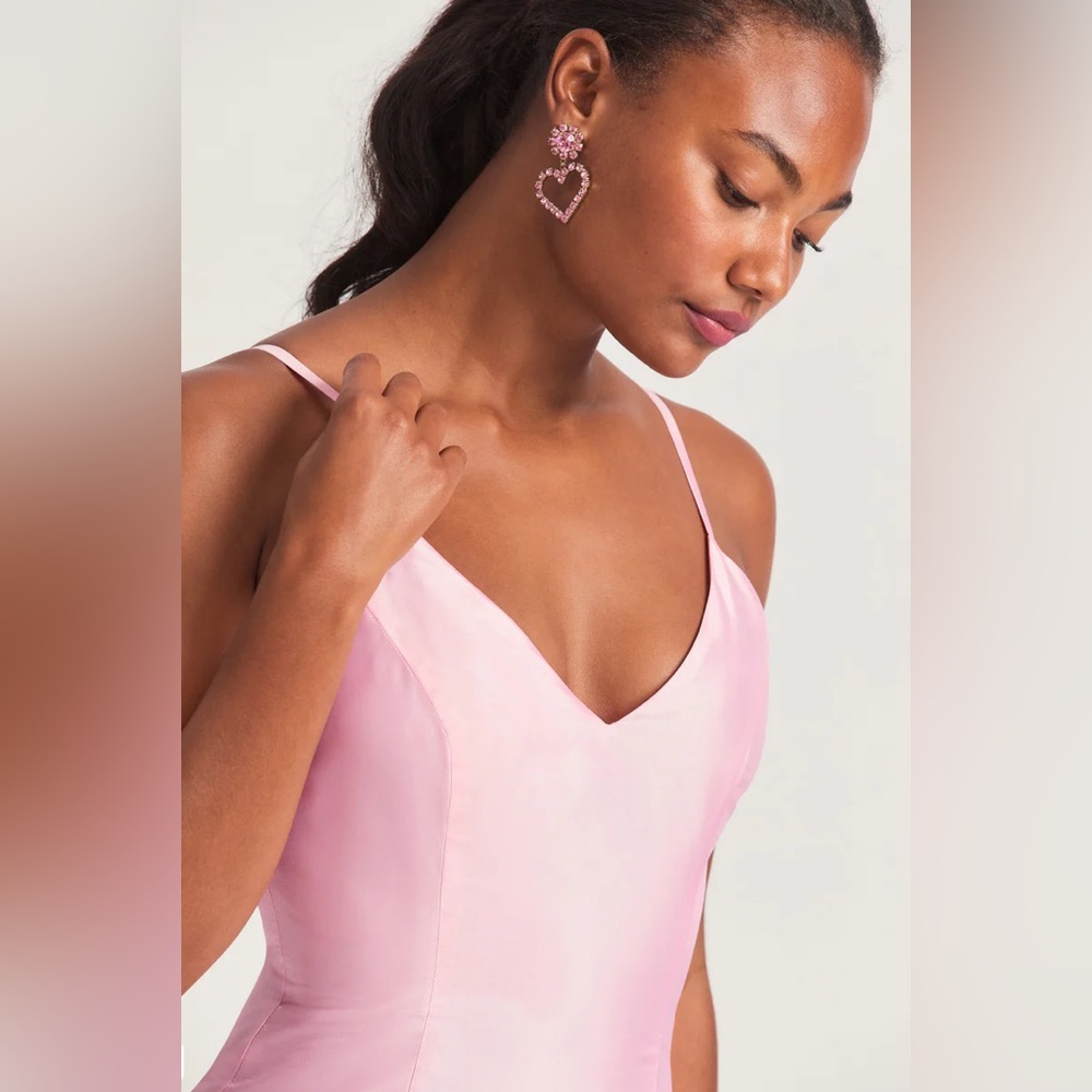 LoveShackFancy pink Fabienne dress